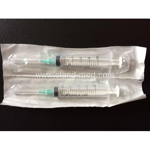 3 Parts Luer Slip Disposable Syrings Medical Injection